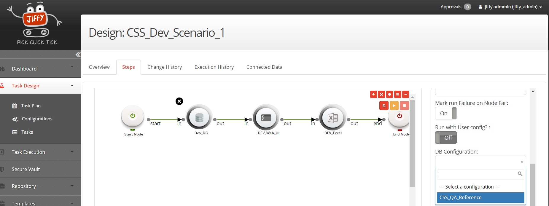 Jiffy-RPA Help Center : Dev to QA Migration
